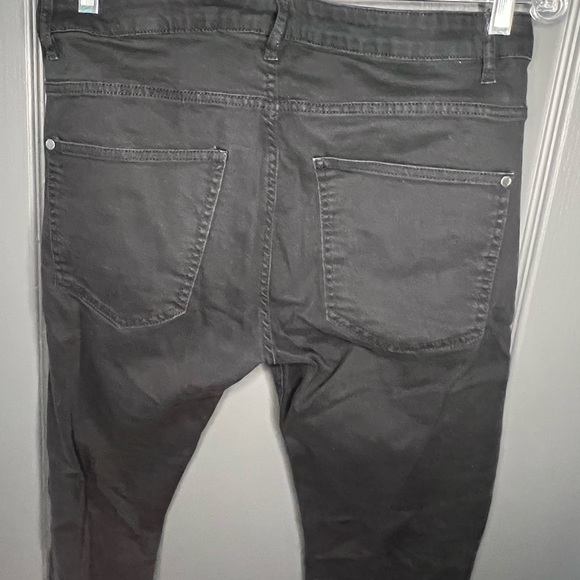 H&M divide black ripped skinny jeans - Picture 2 of 4